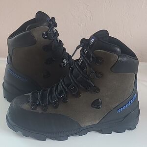 Montrail Olympus Hiking Mountaineer Backpacking Leather Boots Black Gray EU 40.5